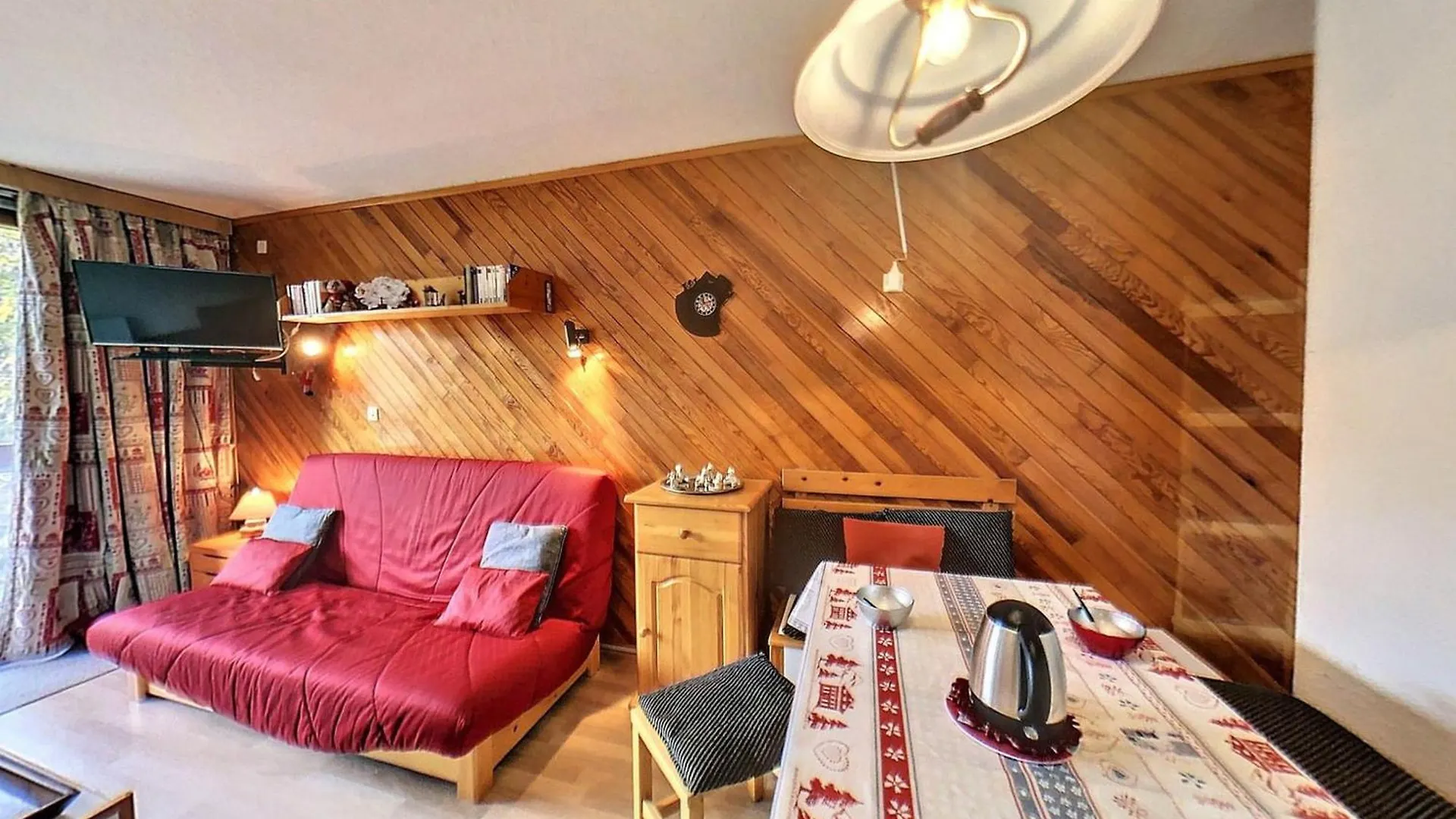 Studio Confortable Skis Aux Pieds Avec Balcon, Piscine Chauffee - Fr-1-267-242 Villarembert Apartment